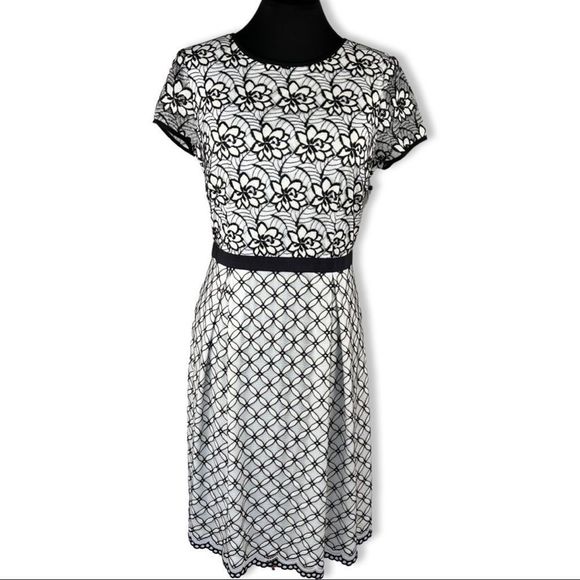 Adrianna Papell • Double Layer Lace Dress NWOT - Picture 1 of 7